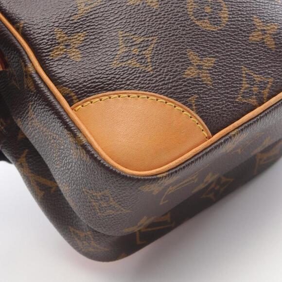 LOUIS VUITTON Brown Monogram Leather Shoulder Bag - Picture 6 of 10